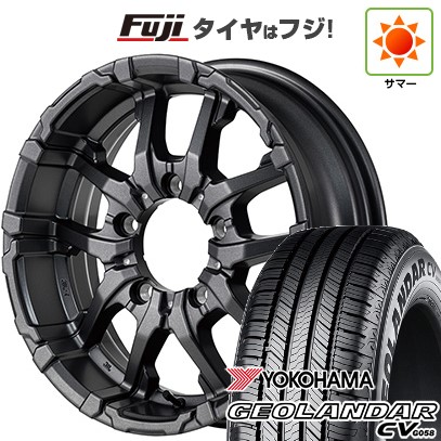 【新品】ジムニーシエラ/ジムニーノマド 夏タイヤ ホイール4本セット 225/70R16 ヨコハマ ジオランダー CV G058 MID WHEELS NITRO POWER M26 クロスファング 6J 16インチ(送料無料)
