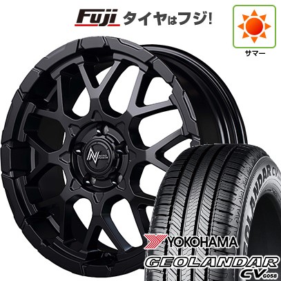 【新品】デリカD5 夏タイヤ ホイール4本セット 215/70R16 ヨコハマ ジオランダー CV G058 MID WHEELS NITRO POWER M28 バレットS 7J 16インチ(送料無料)