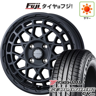 【新品 軽自動車】ハスラー デリカミニ(4WD) 夏タイヤ ホイール4本セット 165/60R15 ヨコハマ ジオランダー CV G058 WEDS ウェッズアドベンチャー マッドヴァンス X タイプM 4.5J 15インチ(送料無料)