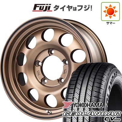 【新品】ジムニーシエラ/ジムニーノマド 夏タイヤ ホイール4本セット 215/70R16 ヨコハマ ジオランダー CV G058 プラスライン フィールドコンクエスト 6J 16インチ(送料無料)｜フジコーポレーション