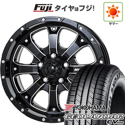 【新品】デリカD5 夏タイヤ ホイール4本セット 235/70R16 ヨコハマ ジオランダー CV G058 トライスター MKW MK-46 M/L+ 8J 16インチ(送料無料) 102,080円