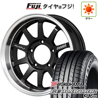 【新品】ジムニーシエラ/ジムニーノマド 夏タイヤ ホイール4本セット 215/70R16 ヨコハマ ジオランダー CV G058 RAYS レイズ A LAP-J FORGED 5.5J 16インチ(送料無料)