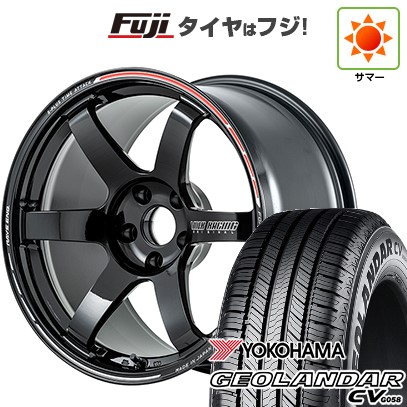 【新品国産車用5穴114.3】 夏タイヤ ホイール4本セット 225/60R18 ヨコハマ ジオランダー CV G058 RAYS レイズ ボルクレーシング TE37 サーガ S-plus TIME ATTACK 8J 18インチ(送料無料)|フジコーポレーション