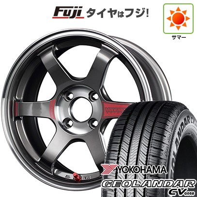 【新品】ライズ/ロッキー（ガソリン） 夏タイヤ ホイール4本セット 195/65R16 ヨコハマ ジオランダー CV G058 RAYS レイズ ボルクレーシング TE37 ソニック SL 6J 16インチ(送料無料)