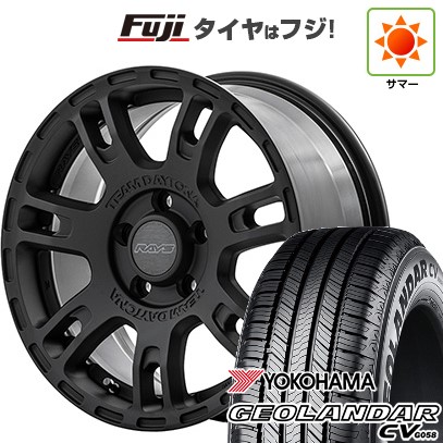 【新品】デリカD5 夏タイヤ ホイール4本セット 215/70R16 ヨコハマ ジオランダー CV G058 RAYS レイズ デイトナ D207 7J 16インチ(送料無料)