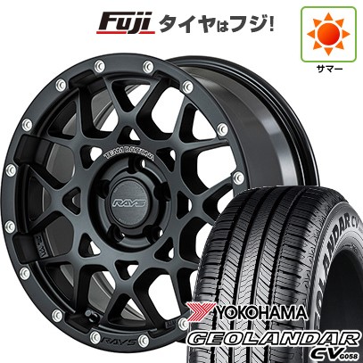 【新品】デリカD5 夏タイヤ ホイール4本セット 215/70R16 ヨコハマ ジオランダー CV G058 RAYS レイズ デイトナ M8 7J 16インチ(送料無料)