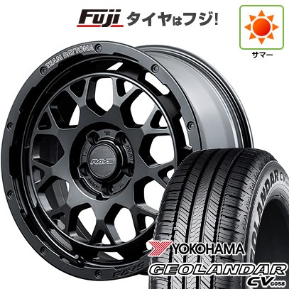 【新品国産車用5穴114.3】 夏タイヤ ホイール4本セット 225/60R18 ヨコハマ ジオランダー CV G058 RAYS レイズ デイトナ M9+ 7.5J 18インチ(送料無料)