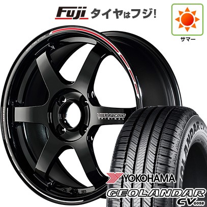 【新品】ライズ/ロッキー(ガソリン) 夏タイヤ ホイール4本セット 195/65R16 ヨコハマ ジオランダー CV G058 RAYS レイズ ボルクレーシング TE37 ソニック TIME ATTACK EDITION 6.5J 16インチ(送料無料)|フジコーポレーション