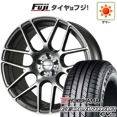 【新品国産車用5穴114.3】 夏タイヤ ホイール4本セット 235/55R20 ヨコハマ ジオランダー CV G058 MLJ ハイペリオン CVM 8.5J 20インチ(送料無料)|フジコーポレーション