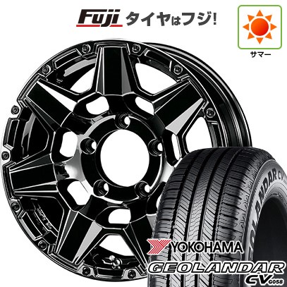 【新品】ジムニーシエラ/ジムニーノマド 夏タイヤ ホイール4本セット 215/70R16 ヨコハマ ジオランダー CV G058 クライメイト スワット(SBC) 6J 16インチ(送料無料)