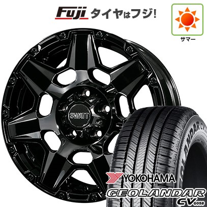 【新品】デリカD5 夏タイヤ ホイール4本セット 225/70R16 ヨコハマ ジオランダー CV G058 クライメイト スワット(SBC) 7J 16インチ(送料無料)|フジコーポレーション