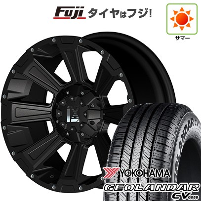 【新品】デリカD5 夏タイヤ ホイール4本セット 235/70R16 ヨコハマ ジオランダー CV G058 オフビート レクセル デスロック 7J 16インチ(送料無料)