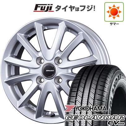 【新品】ライズ/ロッキー（ガソリン） 夏タイヤ ホイール4本セット 195/65R16 ヨコハマ ジオランダー CV G058 コーセイ クレイシズ VS6 6J 16インチ(送料無料)