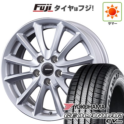 【新品国産車用5穴114.3】 夏タイヤ ホイール4本セット 225/60R18 ヨコハマ ジオランダー CV G058 コーセイ クレイシズ VS6 7J 18インチ(送料無料)