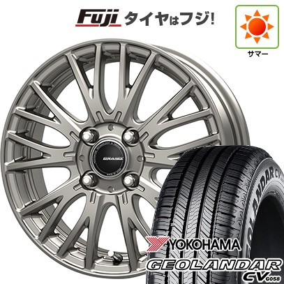 【新品国産車用5穴114.3】 夏タイヤ ホイール4本セット 225/60R18 ヨコハマ ジオランダー CV G058 コーセイ クレイシズ SE48 7J 18インチ(送料無料)|フジコーポレーション