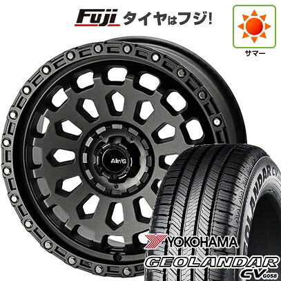 【新品国産車用5穴114.3】 夏タイヤ ホイール4本セット 225/60R18 ヨコハマ ジオランダー CV G058 フォーバイフォーエンジニア エアージー ヴァルカン 8J 18インチ(送料無料)｜フジコーポレーション