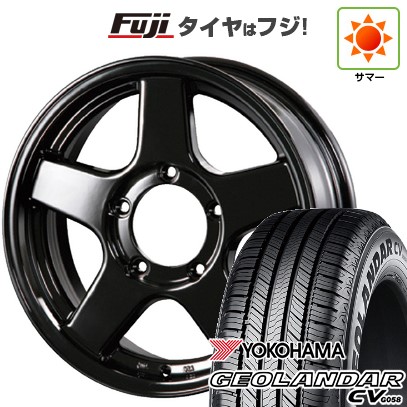 【新品】ジムニーシエラ/ジムニーノマド 夏タイヤ ホイール4本セット 215/70R16 ヨコハマ ジオランダー CV G058 フォーバイフォーエンジニア ブラッドレー V EVOLUTION for Jimny 5.5J 16インチ(送料無料)