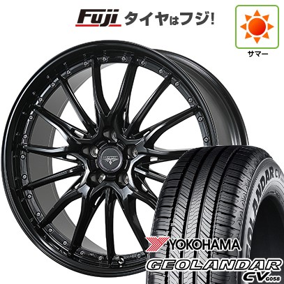 【新品国産車用5穴114.3】 夏タイヤ ホイール4本セット 235/55R20 ヨコハマ ジオランダー CV G058 トピー ドルフレン ヒューバー 8.5J 20インチ(送料無料)