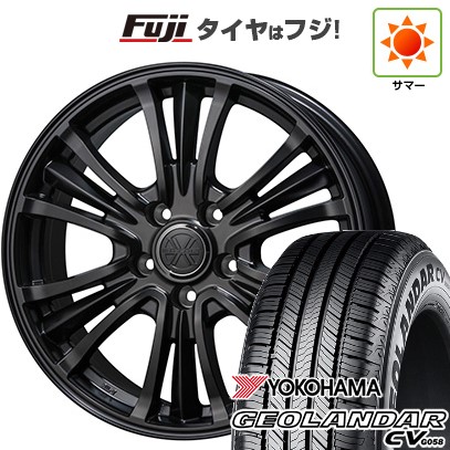 【新品】デリカD5 夏タイヤ ホイール4本セット 235/70R16 ヨコハマ ジオランダー CV G058 トピー バザルト-X タイプ2 7J 16インチ(送料無料)