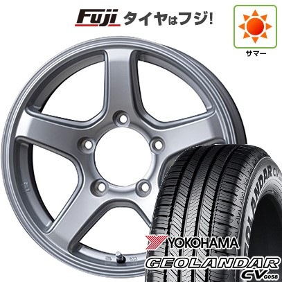 【新品】ジムニーシエラ/ジムニーノマド 夏タイヤ ホイール4本セット 195/80R15 ヨコハマ ジオランダー CV G058 トピー ME-A 5.5J 15インチ(送料無料)｜フジコーポレーション
