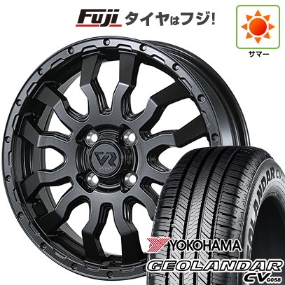 【新品 軽自動車】ハスラー デリカミニ(4WD) 夏タイヤ ホイール4本セット 165/60R15 ヨコハマ ジオランダー CV G058 トピー ヴァブロ RR-01 4.5J 15インチ(送料無料)