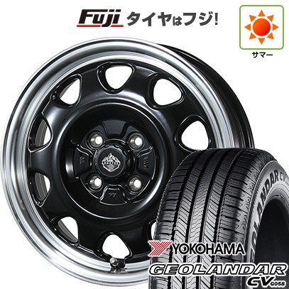 【新品 軽自動車】ハスラー デリカミニ(4WD) 夏タイヤ ホイール4本セット 165/60R15 ヨコハマ ジオランダー CV G058 トピー ランドフット SWZ 数量限定 4.5J 15インチ(送料無料)