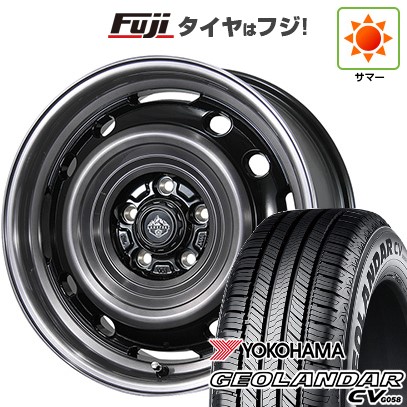 【新品】デリカD5 夏タイヤ ホイール4本セット 235/70R16 ヨコハマ ジオランダー CV G058 トピー ランドフット XFG 数量限定 7J 16インチ(送料無料)