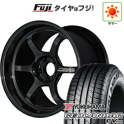 【新品国産車用5穴114.3】 夏タイヤ ホイール4本セット 215/50R18 ヨコハマ ジオランダー CV G058 ヨコハマ アドバンレーシング R6 7.5J 18インチ(送料無料)｜フジコーポレーション