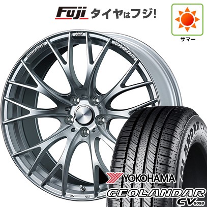 【新品国産車用5穴114.3】 夏タイヤ ホイール4本セット 235/55R20 ヨコハマ ジオランダー CV G058 WEDS ウェッズスポーツ SA-20R 8.5J 20インチ(送料無料)