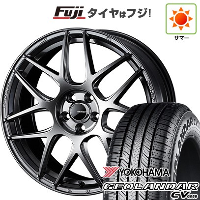 【新品国産車用5穴114.3】 夏タイヤ ホイール4本セット 225/55R19 ヨコハマ ジオランダー CV G058 WEDS ウェッズスポーツ SA-27R 8J 19インチ(送料無料)｜フジコーポレーション