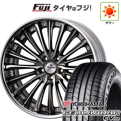 【新品国産車用5穴114.3】 夏タイヤ ホイール4本セット 225/55R19 ヨコハマ ジオランダー CV G058 WEDS ウェッズ クレンツェ ヴィルハーム 8J 19インチ(送料無料)