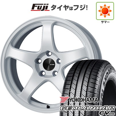 【新品国産車用5穴114.3】 夏タイヤ ホイール4本セット 225/55R19 ヨコハマ ジオランダー CV G058 ENKEI エンケイ PerformanceLine PF05 8J 19インチ(送料無料)