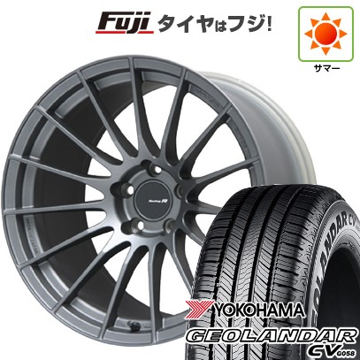 【新品国産車用5穴114.3】 夏タイヤ ホイール4本セット 235/55R20 ヨコハマ ジオランダー CV G058 ENKEI エンケイ Racing Revolution RS-05RR 8.5J 20インチ(送料無料)｜フジコーポレーション