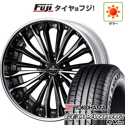 【新品国産車用5穴114.3】 夏タイヤ ホイール4本セット 225/55R19 ヨコハマ ジオランダー CV G058 WEDS ウェッズ クレンツェ フェルゼン 8J 19インチ(送料無料)