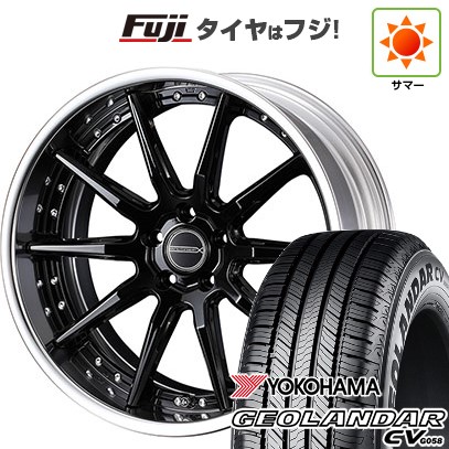 【新品国産車用5穴114.3】 夏タイヤ ホイール4本セット 225/60R18 ヨコハマ ジオランダー CV G058 WEDS ウェッズ マーベリック 1410S 8J 18インチ(送料無料)