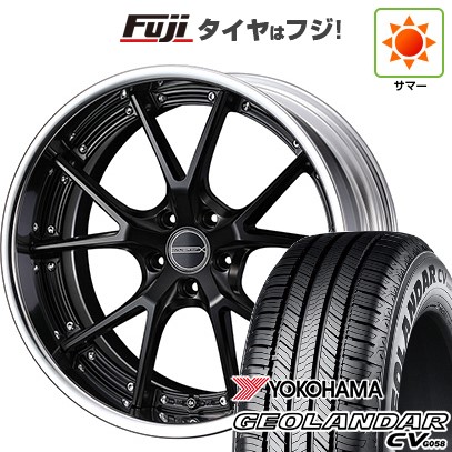 【新品国産車用5穴114.3】 夏タイヤ ホイール4本セット 225/55R19 ヨコハマ ジオランダー CV G058 WEDS ウェッズ マーベリック 905S 7.5J 19インチ(送料無料) 163,050円