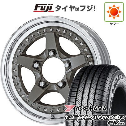 【新品】ジムニーシエラ/ジムニーノマド 夏タイヤ ホイール4本セット 215/70R16 ヨコハマ ジオランダー CV G058 WORK ワーク クラッグ ガルバトレ 2 6J 16インチ(送料無料)