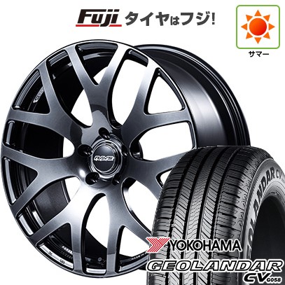【新品国産車用5穴114.3】 夏タイヤ ホイール4本セット 215/50R18 ヨコハマ ジオランダー CV G058 RAYS レイズ VMF S-01 7.5J 18インチ(送料無料)