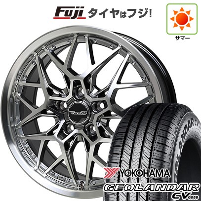 【新品国産車用5穴114.3】 夏タイヤ ホイール4本セット 225/60R18 ヨコハマ ジオランダー CV G058 ホットスタッフ プレシャス アストM5 7J 18インチ(送料無料)|フジコーポレーション
