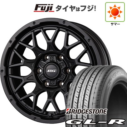 【新品】ハイエース200系 夏タイヤ ホイール4本セット 215/65R16 109/107R ブリヂストン GL-R コーセイ ボトムガルシア シャドウバーツ 6.5J 16インチ(送料無料)｜フジコーポレーション