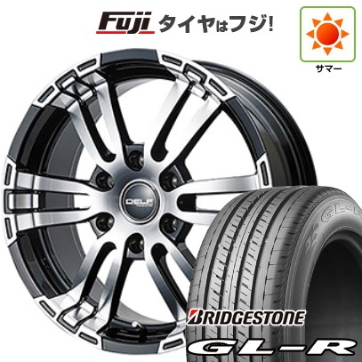 【新品】ハイエース200系 夏タイヤ ホイール4本セット 215/60R17 109/107R ブリヂストン GL-R フレックス デルフ ゼロツー DF-02 6.5J 17インチ(送料無料)