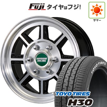 【新品】ハイエース200系 夏タイヤ ホイール4本セット 215/65R16 109/107R トーヨー H30 ハヤシレーシング ハヤシストリート タイプSTH 16インチ(送料無料) サマータイヤ｜フジコーポレーション