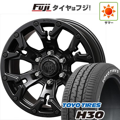 【新品】ハイエース200系 夏タイヤ ホイール4本セット 215/60R17 109/107R トーヨー H30 クリムソン マーテルギア(MG) ゴーレム 7J 17インチ(送料無料)｜フジコーポレーション