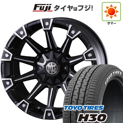 【新品】ハイエース200系 夏タイヤ ホイール4本セット 215/60R17 109/107R トーヨー H30 クリムソン マーテルギア(MG) モンスター 7J 17インチ(送料無料)|フジコーポレーション