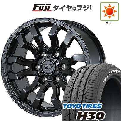 【新品】ハイエース200系 夏タイヤ ホイール4本セット 195/80R15 107/105N トーヨー H30 トピー ヴァブロ RR-01 15インチ(送料無料) サマータイヤ|フジコーポレーション
