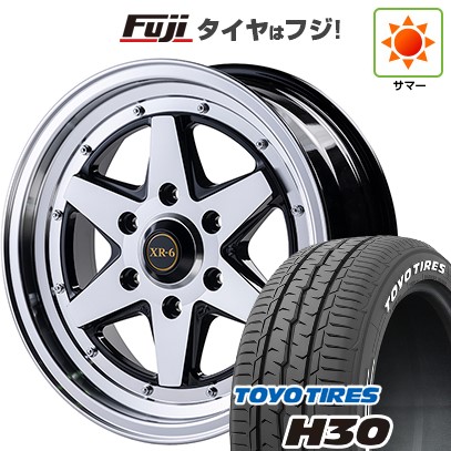 【新品】ハイエース200系 夏タイヤ ホイール4本セット 215/60R17 109/107R トーヨー H30 ファブレス ヴァローネ XR-6 1P 6.5J 17インチ(送料無料)|フジコーポレーション