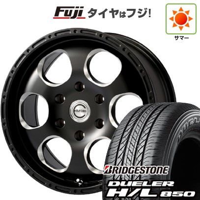 【新品】プラド/ハイラックス 夏タイヤ ホイール4本セット 265/65R17 ブリヂストン デューラー H/L850 エルフォード ブラッドストック 1P 8J 17インチ(送料無料)|フジコーポレーション