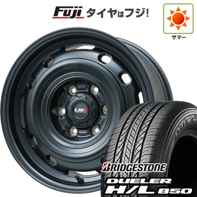 【新品】プラド/ハイラックス 夏タイヤ ホイール4本セット 265/65R17 ブリヂストン デューラー H/L850 レアマイスター LMG OFF-STYLE 2 (マットブラック) 8J 17インチ(送料無料)