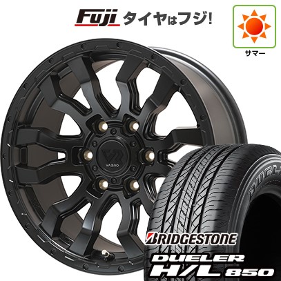 【新品】プラド/ハイラックス 夏タイヤ ホイール4本セット 265/65R17 ブリヂストン デューラー H/L850 トピー ヴァブロ RR-01【限定】 8J 17インチ(送料無料)