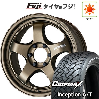 【新品】プラド 夏タイヤ ホイール4本セット 265/50R20 グリップマックス インセプション A/T RWL(限定2024年製) WORK ワーク マイスター S1 1P SUV 9J 20インチ(送料無料)